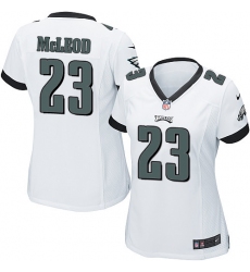 Women's Nike Philadelphia Eagles #23 Rodney McLeod Game White NFL Jersey