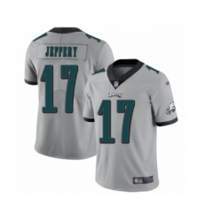 Youth Philadelphia Eagles #17 Alshon Jeffery Limited Silver Inverted Legend Football Jersey
