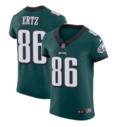 Men's Nike Philadelphia Eagles #86 Zach Ertz Midnight Green Team Color Vapor Untouchable Elite Player NFL Jersey