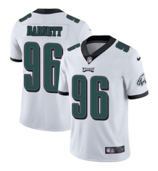 Youth Nike Philadelphia Eagles #96 Derek Barnett White Vapor Untouchable Limited Player NFL Jersey