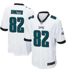Men's Nike Philadelphia Eagles #82 Torrey Smith Game White NFL Jersey