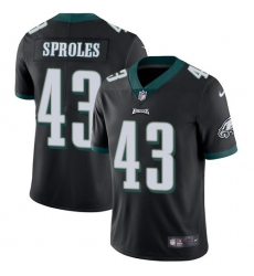 Men's Nike Philadelphia Eagles #43 Darren Sproles Black Alternate Vapor Untouchable Limited Player NFL Jersey