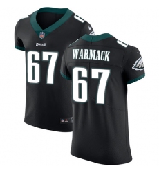 Men's Nike Philadelphia Eagles #67 Chance Warmack Black Alternate Vapor Untouchable Elite Player NFL Jersey