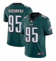Youth Nike Philadelphia Eagles #95 Mychal Kendricks Midnight Green Team Color Vapor Untouchable Limited Player NFL Jersey