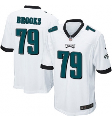 Men's Nike Philadelphia Eagles #79 Brandon Brooks Game White NFL Jersey