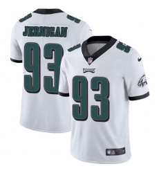 Men's Nike Philadelphia Eagles #93 Timmy Jernigan White Vapor Untouchable Limited Player NFL Jersey