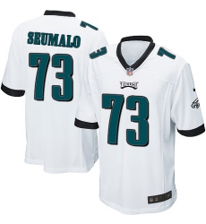 Men's Nike Philadelphia Eagles #73 Isaac Seumalo Game White NFL Jersey