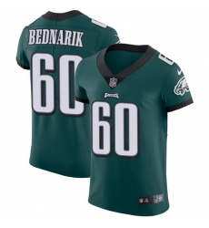 Men's Nike Philadelphia Eagles #60 Chuck Bednarik Midnight Green Team Color Vapor Untouchable Elite Player NFL Jersey