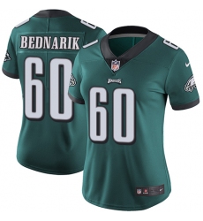 Women's Nike Philadelphia Eagles #60 Chuck Bednarik Midnight Green Team Color Vapor Untouchable Limited Player NFL Jersey