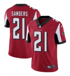 Men's Nike Atlanta Falcons #21 Deion Sanders Red Team Color Vapor Untouchable Limited Player NFL Jersey