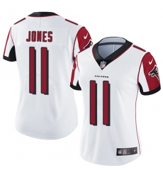 Women's Nike Atlanta Falcons #11 Julio Jones Elite White NFL Jersey