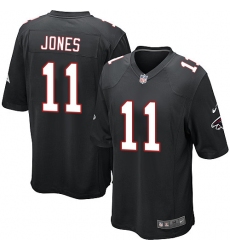 Youth Nike Atlanta Falcons #11 Julio Jones Game Black Alternate NFL Jersey