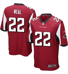Men's Nike Atlanta Falcons #22 Keanu Neal Game Red Team Color NFL Jersey