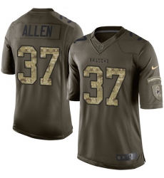 Men's Nike Atlanta Falcons #37 Ricardo Allen Elite Green Salute to Service NFL Jersey