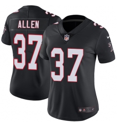 Women's Nike Atlanta Falcons #37 Ricardo Allen Elite Black Alternate NFL Jersey