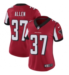 Women's Nike Atlanta Falcons #37 Ricardo Allen Elite Red Team Color NFL Jersey