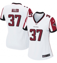 Women's Nike Atlanta Falcons #37 Ricardo Allen Game White NFL Jersey