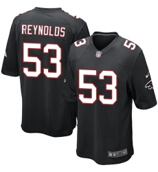 Men's Nike Atlanta Falcons #53 LaRoy Reynolds Game Black Alternate NFL Jersey
