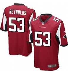 Men's Nike Atlanta Falcons #53 LaRoy Reynolds Game Red Team Color NFL Jersey
