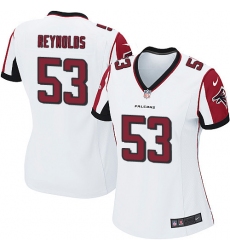 Women's Nike Atlanta Falcons #53 LaRoy Reynolds Game White NFL Jersey