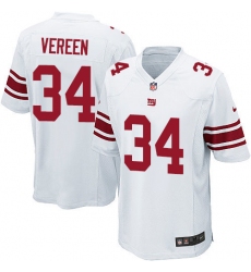 Men's Nike New York Giants #34 Shane Vereen Game White NFL Jersey