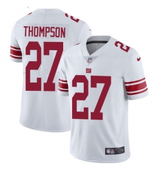 Men's Nike New York Giants #27 Darian Thompson White Vapor Untouchable Limited Player NFL Jersey