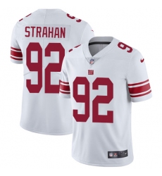 Youth Nike New York Giants #92 Michael Strahan Elite White NFL Jersey