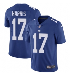 Youth Nike New York Giants #17 Dwayne Harris Royal Blue Team Color Vapor Untouchable Limited Player NFL Jersey