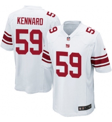 Men's Nike New York Giants #59 Devon Kennard Game White NFL Jersey