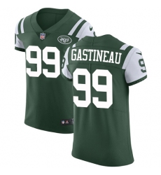 Men's Nike New York Jets #99 Mark Gastineau Elite Green Team Color NFL Jersey