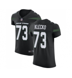 Men's New York Jets #73 Joe Klecko Black Alternate Vapor Untouchable Elite Player Football Jersey