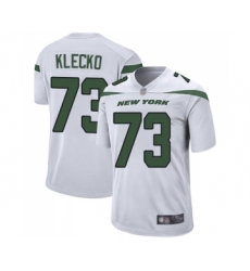 Men's New York Jets #73 Joe Klecko Game White Football Jersey