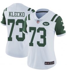 Women's Nike New York Jets #73 Joe Klecko Elite White NFL Jersey