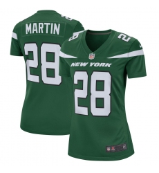 Men's New York Jets  #28 Curtis Martin Nike Women's Retired Game Jersey - Green