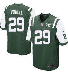 Men's Nike New York Jets #29 Bilal Powell Game Green Team Color NFL Jersey