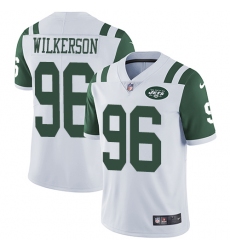 Youth Nike New York Jets #96 Muhammad Wilkerson Elite White NFL Jersey