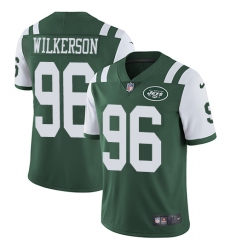 Youth Nike New York Jets #96 Muhammad Wilkerson Green Team Color Vapor Untouchable Limited Player NFL Jersey
