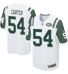 Men's Nike New York Jets #54 Bruce Carter Game White NFL Jersey