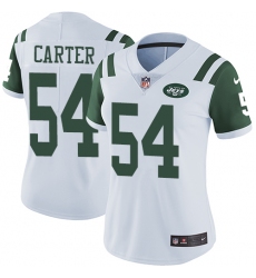 Women's Nike New York Jets #54 Bruce Carter Elite White NFL Jersey