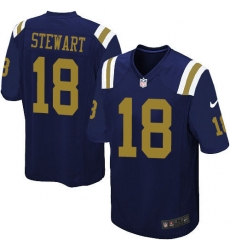 Men's Nike New York Jets #18 ArDarius Stewart Game Navy Blue Alternate NFL Jersey