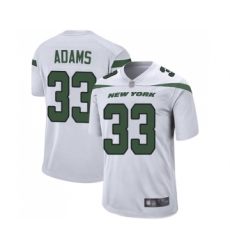Men's New York Jets #33 Jamal Adams Game White Football Jersey