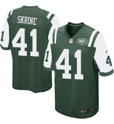 Men's Nike New York Jets #41 Buster Skrine Game Green Team Color NFL Jersey