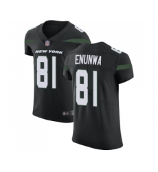 Men's New York Jets #81 Quincy Enunwa Black Alternate Vapor Untouchable Elite Player Football Jersey