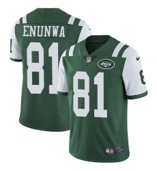 Youth Nike New York Jets #81 Quincy Enunwa Elite Green Team Color NFL Jersey