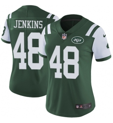 Women's Nike New York Jets #48 Jordan Jenkins Elite Green Team Color NFL Jersey