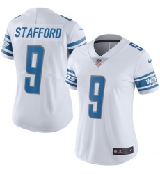 Women's Nike Detroit Lions #9 Matthew Stafford Elite White NFL Jersey