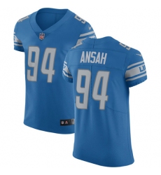 Men's Nike Detroit Lions #94 Ziggy Ansah Light Blue Team Color Vapor Untouchable Elite Player NFL Jersey