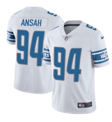 Youth Nike Detroit Lions #94 Ziggy Ansah Elite White NFL Jersey