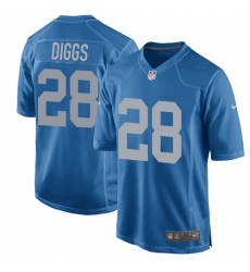 Men's Nike Detroit Lions #28 Quandre Diggs Game Blue Alternate NFL Jersey
