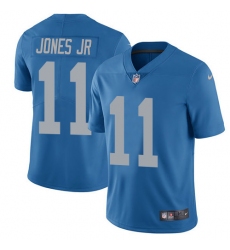 Men's Nike Detroit Lions #11 Marvin Jones Jr Limited Blue Alternate Vapor Untouchable NFL Jersey